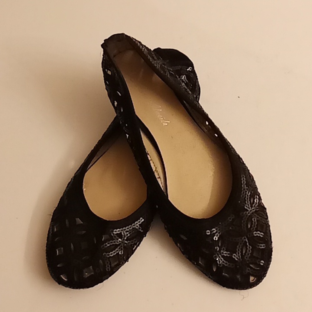 Anna Almeida Boho Balletcore Office Party Goth Size 10 Sequins Black Color SB30